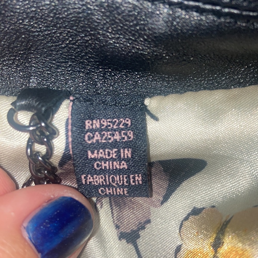 Ted Baker London Black Leather Jacket - Picture 8 of 8
